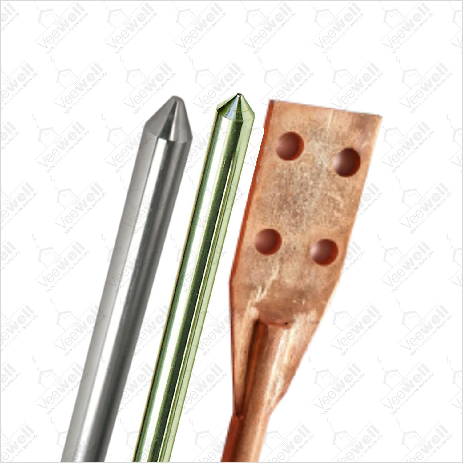 COPPER-GI BONDED STEEL RODS